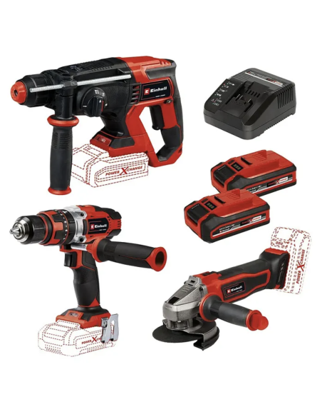 Kit 3 herramientas Einhell 18 V con 2 baterías | Artigas