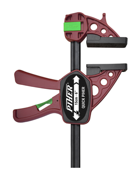 TORNILLO APRIETE 1 MANO QUICK PIHER 15 CM
