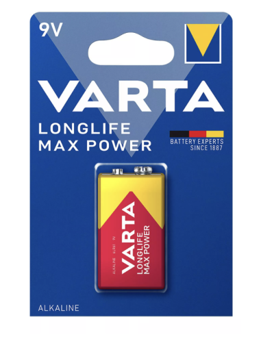 PILA ALCALINA BL 1 LR61 LONGLIFE MAX POWER 9 V