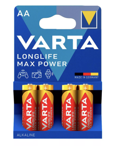 PILA ALCALINA BL 4 LR06 AA LONGLIFE MAX POWER 1,5 V