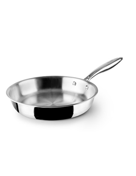 SARTEN INDUC INOX+ALUM+INOX TRIPLY NATURAL 32 CM