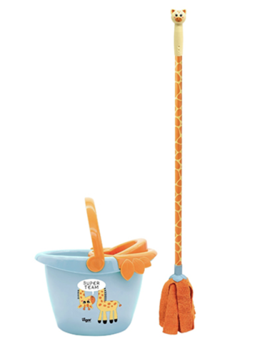 CUBO+FREGONA JIRAFA INFANTIL