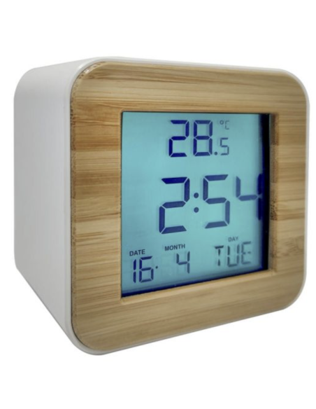RELOJ DIGITAL C/ALARMA Y CALENDARIO