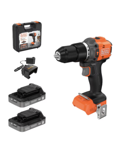 Taladro BLACK+DECKER BLD783E2K-QW 18 V | Artigas