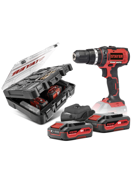 Taladro Stayer PBL 2022 18 V + 126 accesorios | Artigas