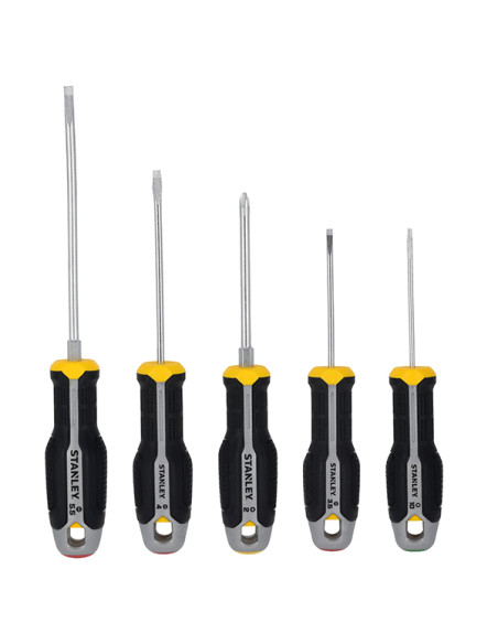 JGO. DESTORNILLADORES PHILLIPS-PLANOS 5pz