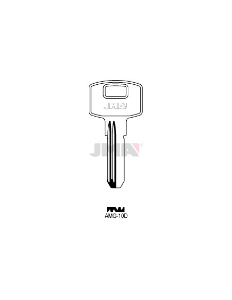 LLAVE EN BRUTO ACERO AMG-10D