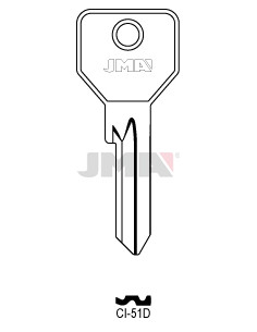 LLAVE EN BRUTO ACERO CI-51D