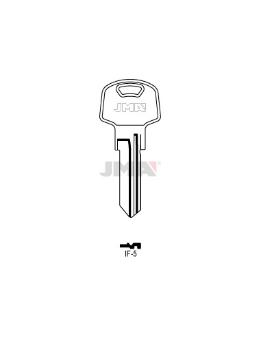 LLAVE EN BRUTO ACERO IF-5