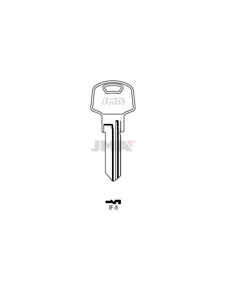 LLAVE EN BRUTO ACERO IF-5