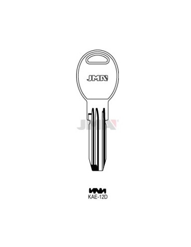 LLAVE EN BRUTO LATON SEGURIDAD KAE-12D