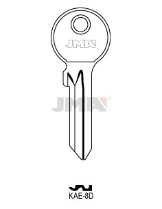 LLAVE EN BRUTO ACERO KAE-8D