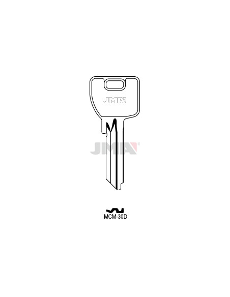 LLAVE EN BRUTO ACERO MCM-30D