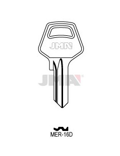 LLAVE EN BRUTO ACERO MER-16D