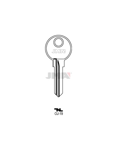 LLAVE EN BRUTO ACERO OJ-19