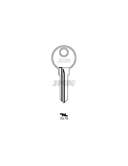 LLAVE EN BRUTO ACERO OJ-19