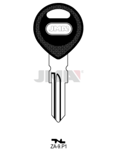 LLAVE EN BRUTO COCHE ZA-9P1