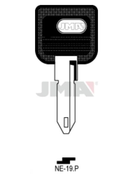 LLAVE EN BRUTO COCHE NE-19P