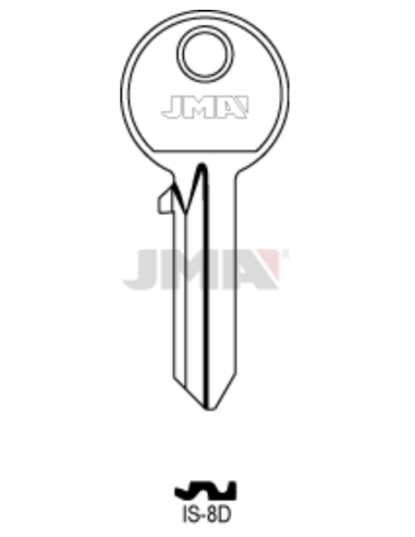 LLAVE EN BRUTO IS-8D