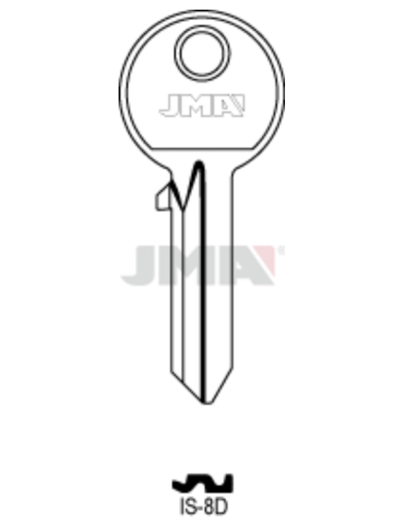 LLAVE EN BRUTO IS-8D