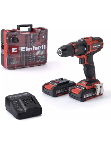 Taladro Einhell TE-CD 18/40 Li-i +64 2×2 Ah | Artigas
