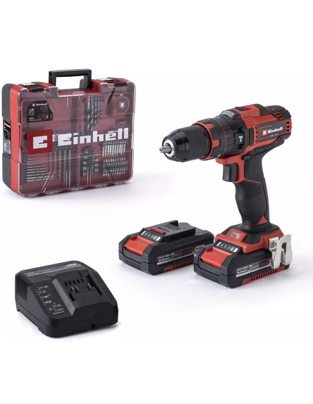 Taladro Einhell TE-CD 18/40 Li-i +64 2×2 Ah | Artigas