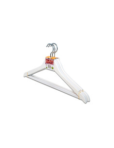 PERCHA MADERA MARFIL 3UD