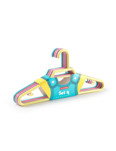 PERCHA INFANTILES SWEET SET-4 27X12,5 CM