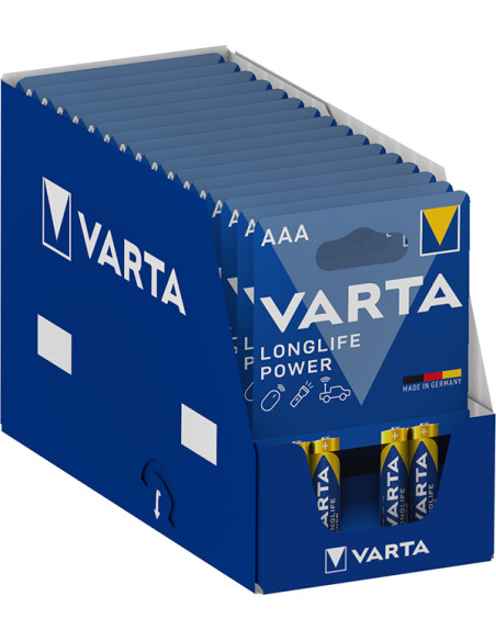 PILA ALCALINA LR03 AAA BL 4 LONGLIFE POWER 1,5 V