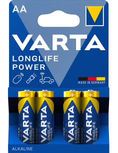 PILA ALCALINA LR06 AA BL 4 LONGLIFE POWER 1,5 V