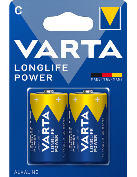 PILA ALCALINA LR14 C BL2 LONGLIFE POWER