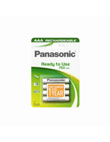 PILA RECARGABLE AAA LR03 BL 4 EVOLTA 750 MAH