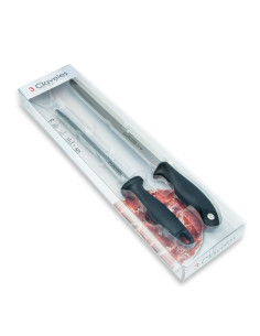 CUCHILLO JAMONERO+CHAIRA 25 CM