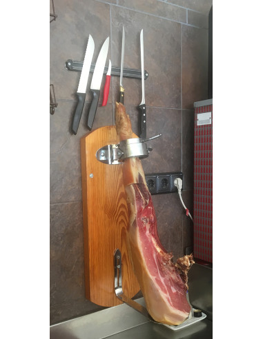 JAMONERO PARED SOPORTE GIRATORIO 65X22 CM