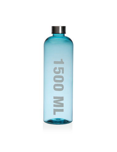 BOTELLA AGUA PS-INOX AZUL 1500 ML