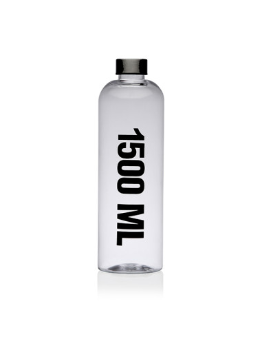 BOTELLA AGUA PS-INOX TRANSPARENTE 1500 ML