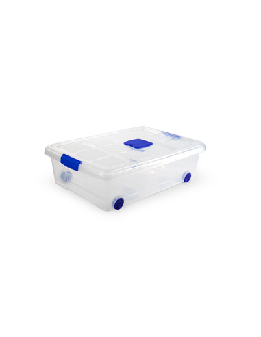 CAJA BAJO CAMA TRANSPARENTE 31 L