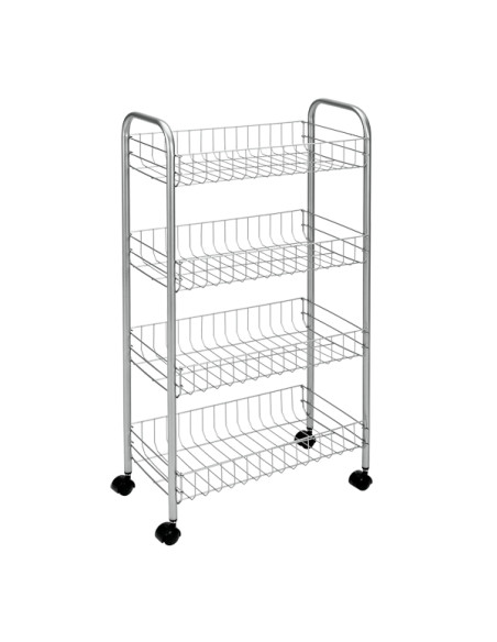 CARRO MULTIUSO INOX ASCONA 4 C 41X23X84CM