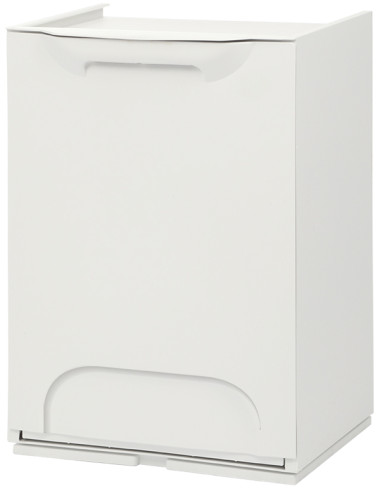 CUBO BASURA SELECTIVO BLANCO 34X29X47CM