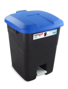 CUBO PEDAL ECOLOGICO AZUL 50 L