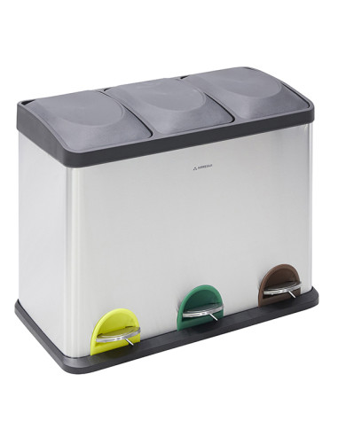 CUBO PEDAL 3 CONTENED STEP BIN 45 L