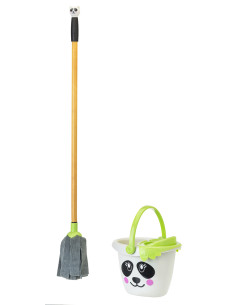 CUBO+FREGONA PANDA INFANTIL