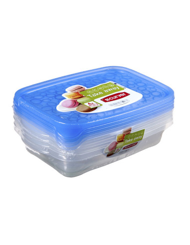 HERMETICO TAKE AWAY SET-4 1 L