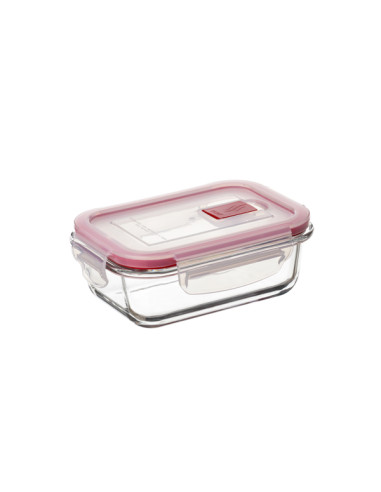 HERMETICO RECTANGULAR CRISTAL 0,37 L