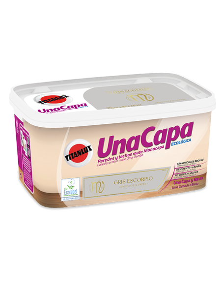 PINTURA PLAST 1 CAPA GRIS ESCORP 4 L