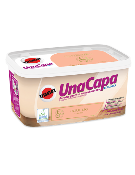 PINTURA PLAST 1 CAPA CORAL LEO 4 L