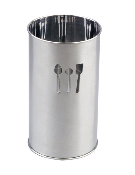 PORTA UTENSILIOS INOX 10X18 CM