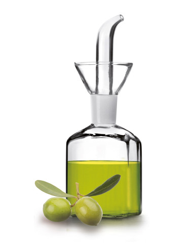 ACEITERA CRISTAL PROBETA CUADR 250 ML