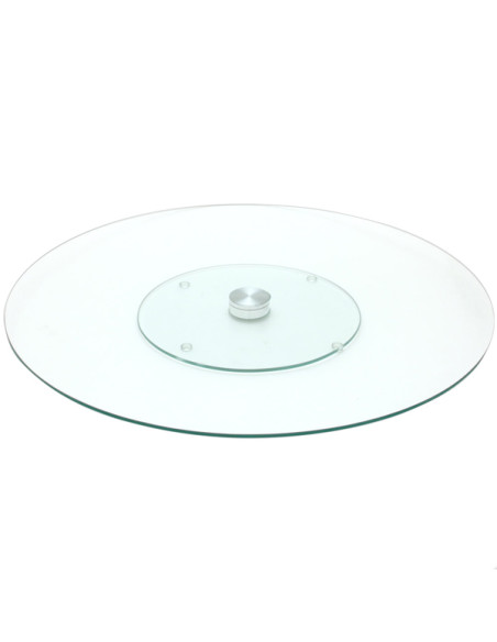 BANDEJA GIRATORIA CRISTAL 45 CM