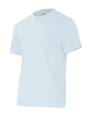 CAMISETA ALGODON M/CORT BLANCA M